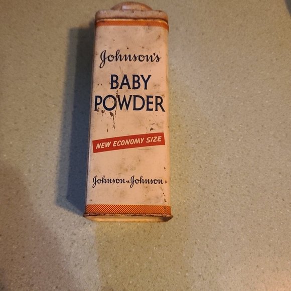 VINTAGE Johnson’s Baby Powder 12 1/2 oz Litho J&J Advertising Tin - Picture 6 of 8